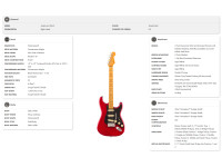 Fender American Ultra II Stratocaster Maple Fingerboard Sinister Red Fender American Ultra II Stratocaster Maple Fingerboard Sinister Red